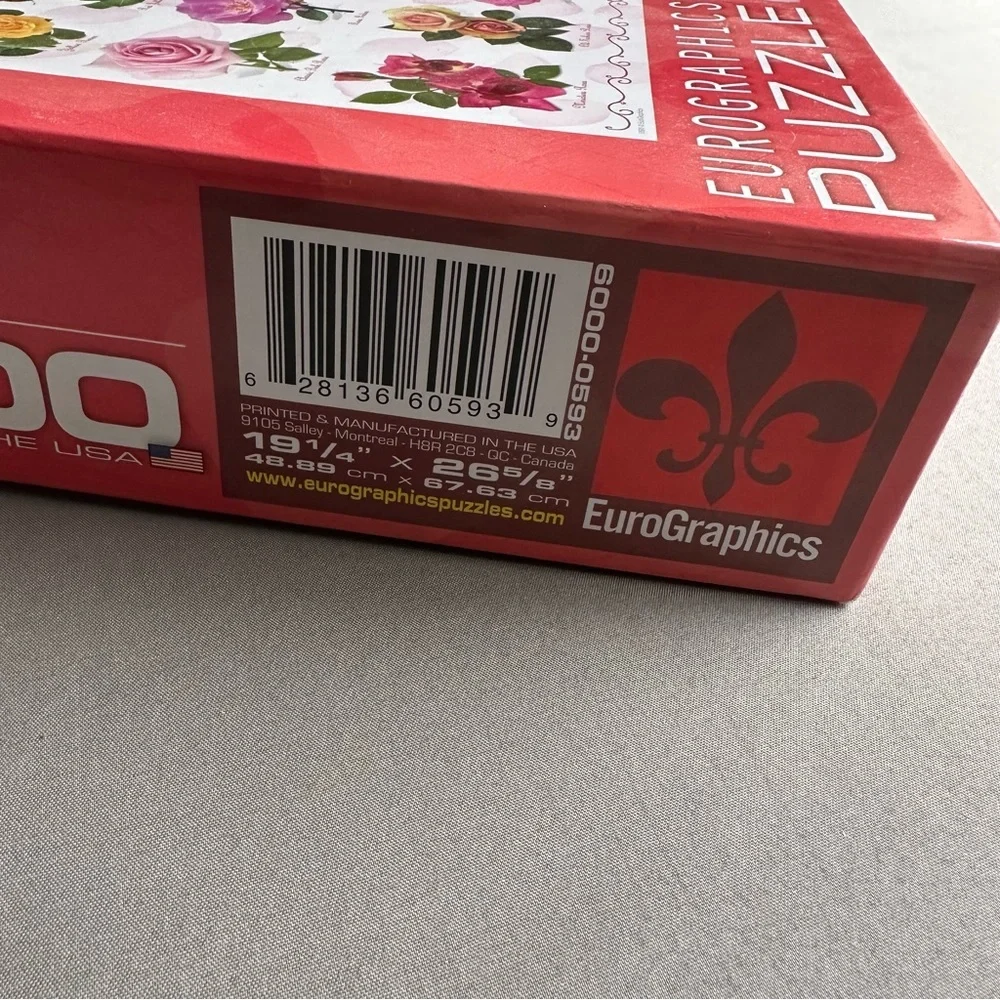 EUROGRAPHICS 1000pc Rose themes jigsaw puzzle